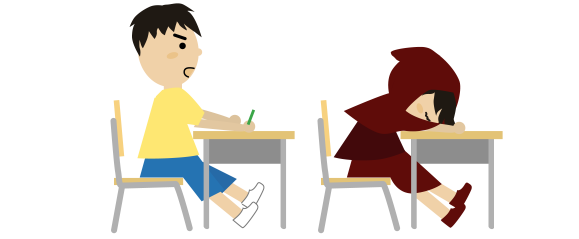 寝るなよーっ！