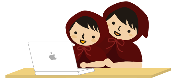 親子でパソコン