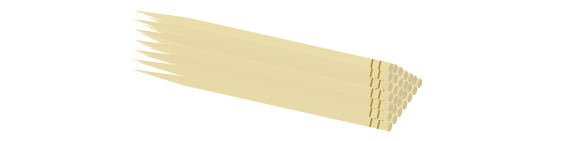 つまようじを固めたもの