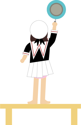 カードキャプターさくらのコスプレ中