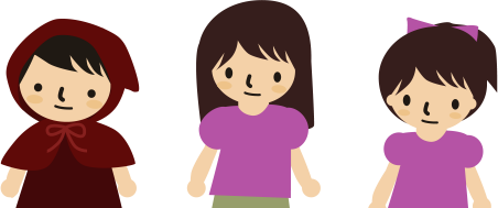 チビずきんと友達