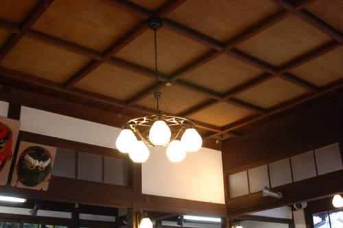 叡山電車 鞍馬駅待合室