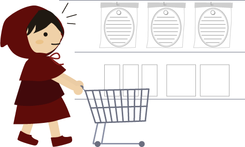 ホームセンターにて