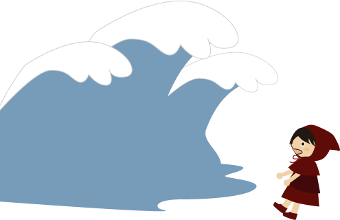 仕事の大きな波