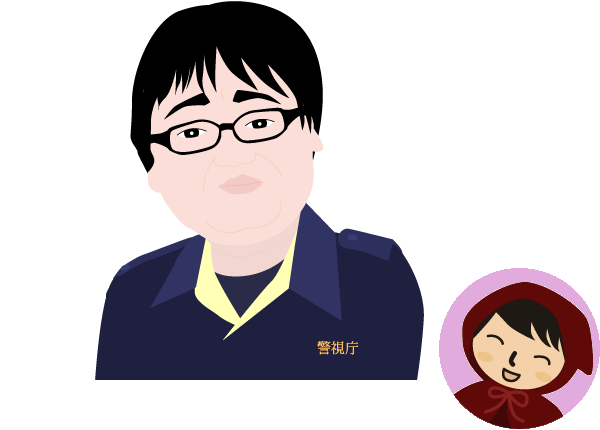 六角精児さん似顔絵