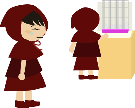 チビずきん確認中