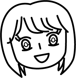 小学生の女子の絵