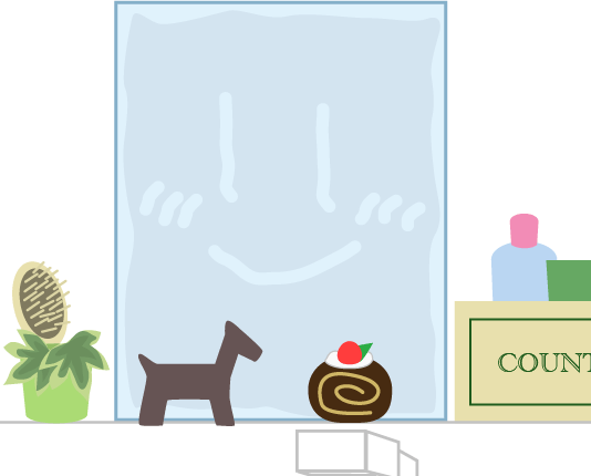 鏡がニコニコ仕様に