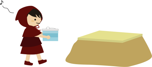 いそいそとセッティング