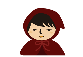 半目の写真のイラスト