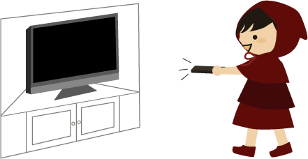 テレビをつける