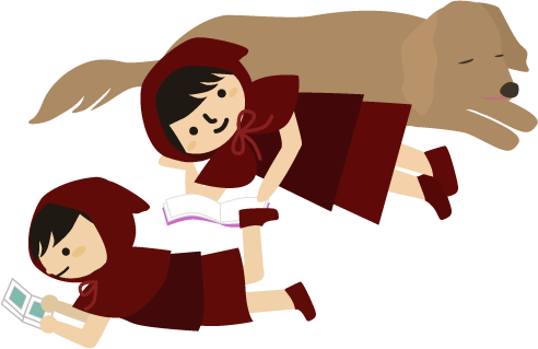 わんことダラダラ