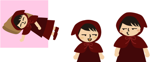 ママにそっくり