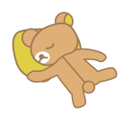 リラックマのシール3