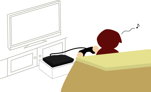 こたつでPS3