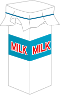 菌を入れた牛乳にフタ