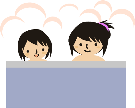 親子でお風呂