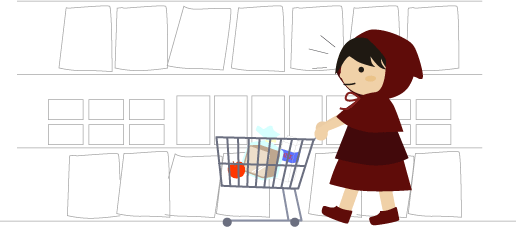 買い物中