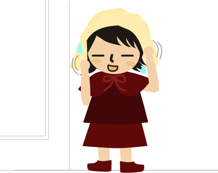 風呂あがりなチビずきん