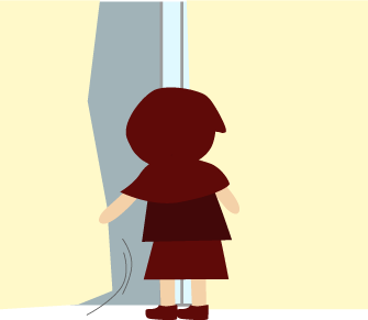外に逃がす