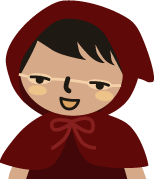 チビずきん 日焼けして帰ってきた