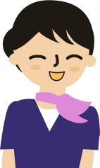 案内のお姉さん