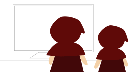 その時、たまたまテレビで見た変わった髪形の人