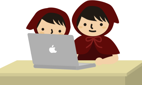 更新用のイラストを見せる