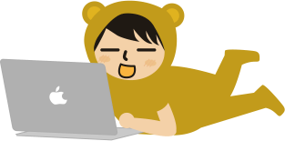 熊仕様でパソコン