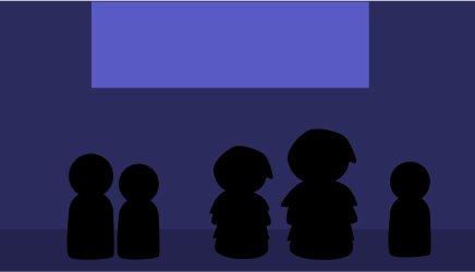 アニメのビデオ上映会