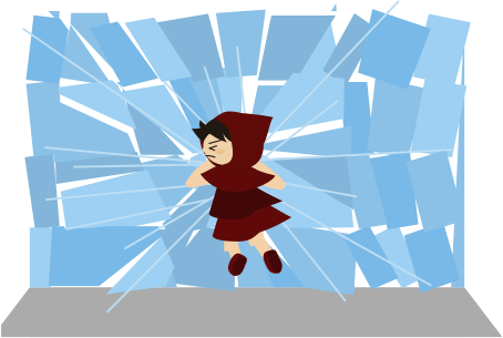 ビルの窓ガラスだって割って犯人を追いますよ