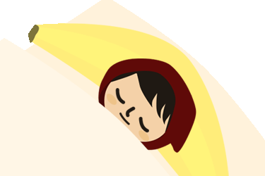 チビずきんまだ寝てる