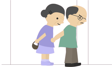 お婆ちゃんを守る