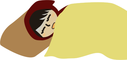 横になりながらお願い