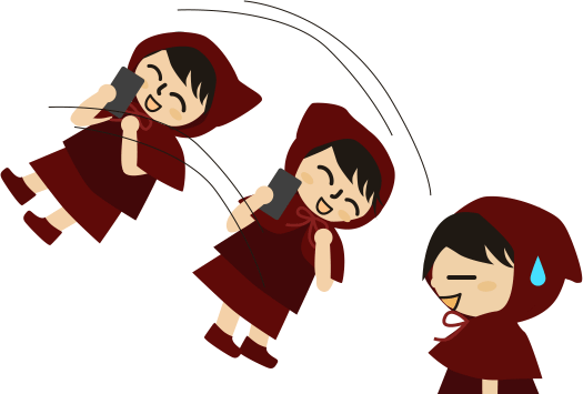 きゃははははは