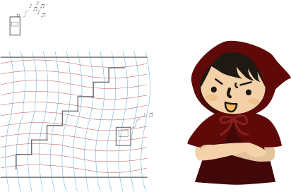 階段周りの時空が歪んでる!