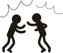 ちょっとしたことで喧嘩