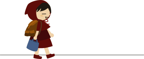 学校から帰ってくる