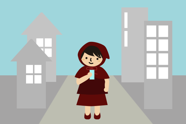 引っ越ししたら大人も迷子になりがち イラストブログ 赤ずきんdiary