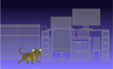 保護猫さんのトライアル期間 その3 2日目 日常イラストブログ 赤ずきんdiary