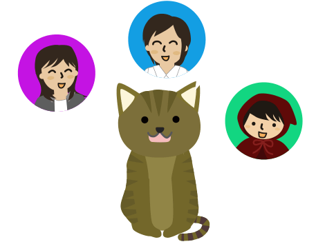 猫が元気だった！