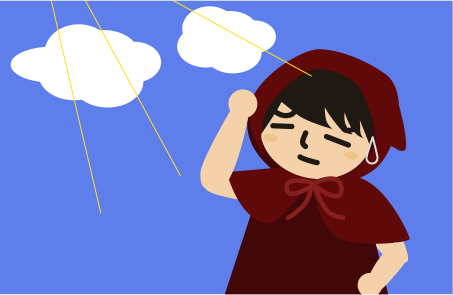 暑すぎる