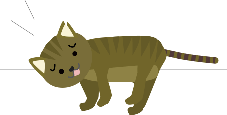 元気がない猫