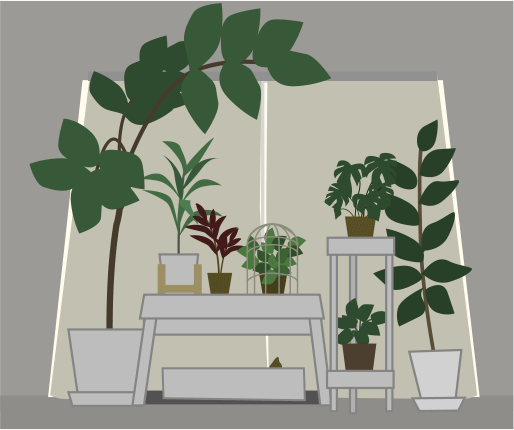 植物たちも猫を悼んでくれてるみたい