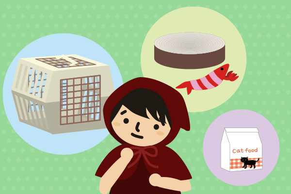 猫のキャリーなど