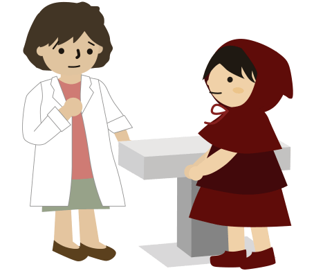 どうぶつ病院の先生に挨拶