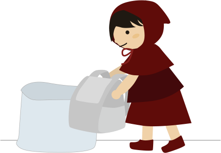 猫のキャリーを畳む