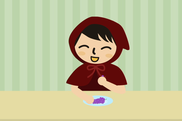 ぶどうおいしい