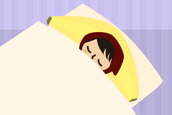 すやすや寝てるイラスト