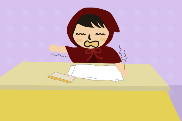 こたつから手を伸ばす